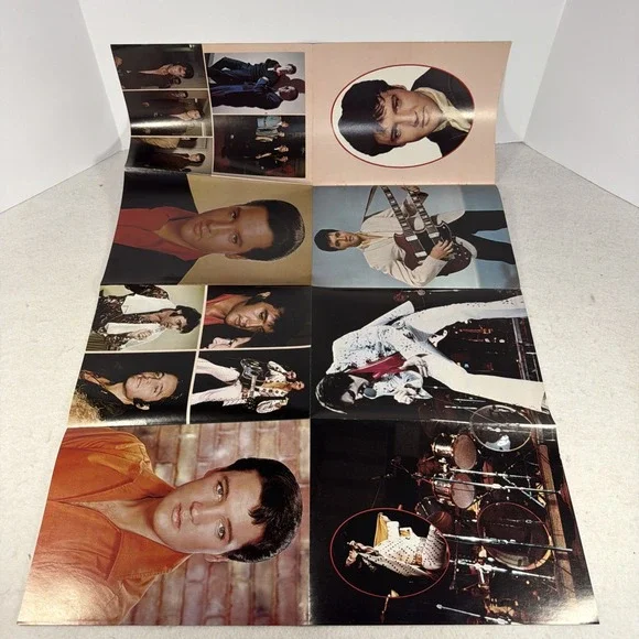 Vintage Elvis Presley Magazines Lot w 2 Full Size Posters Fan Collector - Picture 9 of 11